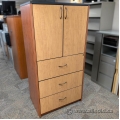 Two-Tone 2 Door, 3 Drawer Storage & File Cabinet